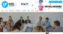 Desktop Screenshot of internetfestival.it
